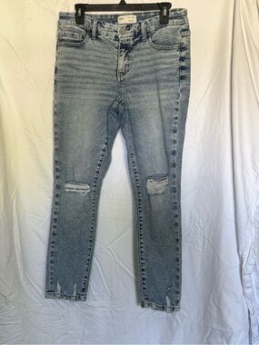 BKE Light Blue Acid Wash Payton Skinny Jeans